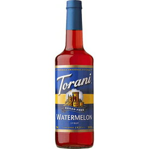 Torani シュガーフリー スイカシロップ 750ml Torani Sugar Free Watermelon Syrup, 750 Ml