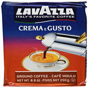 Lavazza Crema e Gusto グラウンドコーヒー、イタリアンエスプレッソ、8.8オンスレンガ Lavazza Crema e Gusto Ground Coffee, Italian Espresso, 8.8-Ounce Brick