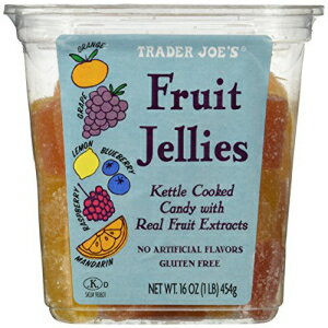 トレーダージョーズ オールナチュラル フルーツゼリー - 1ポンド Trader Joe's All Natural Fruit Jellie's - 1 Lb