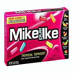 Mike & Ike、トロピカル タイフーン風味のキャンディー、5 オンス ボックス (12 個パック) Mike & Ike, Tropical Typhoon Flavored Candies, 5oz Box (Pack of 12)