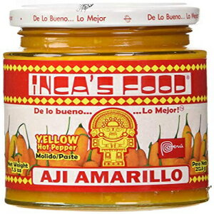 Inca's Food AW A} y[Xg - zbgCG[ybp[y[XgA7.5 IX̕r - y[Y (2 pbN) Inca's Food Aji Amarillo Paste - Hot Yellow Pepper Paste, 7.5 Oz Jar - Product of Peru (Pack of 2)