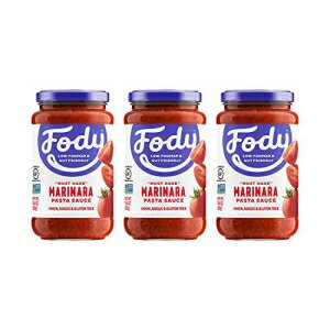 Fody Food CoA}ipX^\[XAFODMAPŒɗDAOeƓsgpAjjNƋʂ˂sgpA3pbN Fody Food Co, Marinara Pasta Sauce, Low FODMAP and Gut Friendly, Gluten and Lactose Free, Garlic and Onion Free, 3