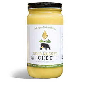 gfBVi M[ oC S[h iQbg M[AUSDA I[KjbNAN/qAqo^[ 32 IX TRADITIONAL GHEE BY GOLD NUGGET GHEE, USDA ORGANIC, FULL-YEAR/PASTURE-RAISED, GRASS-FED BUTTER 32oz