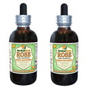 [Y (Rosa Centifolia) OZCgAI[KjbNԂтAAR[t[t̃GLX 2 IX Rose (Rosa Centifolia) Glycerite, Organic Dried Petals Alcohol-Free Liquid Extract 2 oz