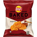 Lay's オーブン焼きバーベキュー風味ポテトクリスプ、1.125 オンス (64 個パック) Lay's Oven Baked Barbecue Flavored Potato Crisps,..