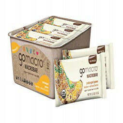 GoMacro MacroBar オーガニック ビーガン プロテイン バー バナナ + アーモンド バター 1.9 オンス バー (12 個パック) GoMacro MacroBar Organic Vegan Protein Bars Banana + Almond Butter 1.9 Ounce Bars (Pack of 12)