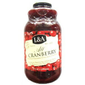 楽天GlomarketL および A オール クランベリー ジュース、32 オンス - ケースあたり 6 個。 L and A All Cranberry Juice, 32 Ounce - 6 per case.