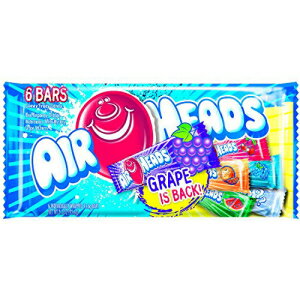 AirHeads キャンディーバラエティバッグ、個別包装されたフルーツミニバー、パーティー、3.3オンス (18個バルクパック) AirHeads Candy Variety Bag, Individually Wrapped Assorted Fruit Mini Bars, Party, 3.3 Ounce (Bulk Pack of 18)