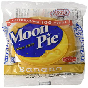 オリジナル ムーンパイ ダブルデッカー - 9カラット。フレーバーアソート（バナナ） Original Moonpie Double Decker - 9ct. Assorted Flavors (Banana)