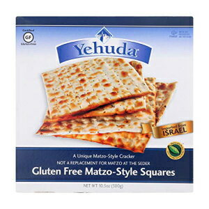 Yehuda グルテンフリー Matzo Squares、10.5 オンス -- 1 ケースあたり 12 個 Yehuda Gluten Free Matzo Squares, 10.5 Ounce -- 12 per case