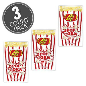 ポップコーン ジェリーベリーバターポップコーン 1オンスバッグ (3袋パック) Jelly Belly Buttered Popcorn 1 oz Bag (3 BAG PACK)