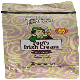 The Coffee Fool コーヒーフールのアイリッシュクリームグラウンドコーヒー、ストロングドリップグラインド、2ポンド The Coffee Fool Coffee Fool's Irish Cream Ground Coffee, Strong Drip Grind, 2 Pound