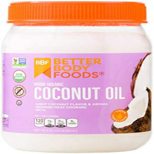 BetterBody Foods - オーガニック バージン ココナッツ オイル 15.5 オンス BetterBody Foods - Organic Virgin Coconut Oil 15.5 Ounces