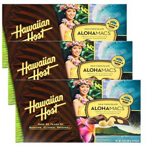 nCAzXg o[pbN }J_~Aibc ~N`R[g An}bN 3 Hawaiian Host Value Pack Macadamia Nuts Milk Chocolate 3 AlohaMac Boxes