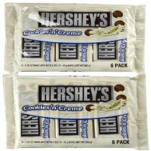 Hershey's クッキー アンド クレーム - 9.3 オンス - 6 カラット - 2 パック Hershey's Cookies 'N' Creme - 9.3 oz - 6 ct - 2 pk