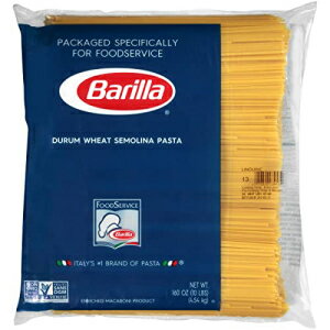 バリラ リングイネ パスタ、160 オンス バッグ - デュラム小麦セモリナを使用した非遺伝子組み換えパスタ - イタリアのナンバーワンパスタブランド - コーシャ認定パスタ Barilla Linguine Pasta, 160 oz. Bag - Non-GMO Pasta Made with Durum Whea