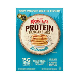 Krusteaz プロテイン バターミルク パンケーキ ミックス、160 オンス ボックス (8 個パック) Krusteaz Protein Buttermilk Pancake Mix, 160 Ounce Boxes (Pack of 8)