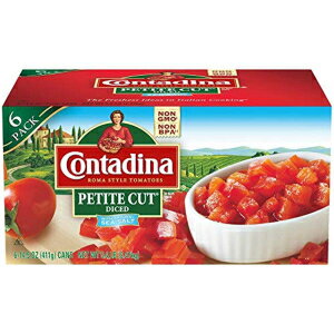 楽天GlomarketContadina プチカット缶詰角切りローマスタイルトマト、14.5オンス（6個パック） Contadina Petite Cut Canned Diced Roma Style Tomatoes, 14.5 Oz （Pack of 6）