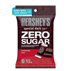 HERSHEY'S SPECIAL ダーク ゼロシュガー チョコレート キャンディー バー、個別包装、アスパルテーム フリー、3 オンス、袋 (12 個パック) HERSHEY'S SPECIAL DARK Zero Sugar Chocolate Candy Bars, Individually Wrapped, Aspartame Free, 3
