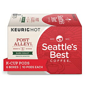 ȥ륺 ٥ ҡ ݥ 쥤 ֥   K å ݥå | 106Ȣʹ60ݥåɡ Seattle's Best Coffee Post Alley Blend Dark Roast K-Cup Pods | 6 boxes of 10 (60 Total Pods)