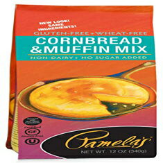 Pamela's Products グルテンフリー コーンブレッドとマフィン ミックス -- 12 オンス - 2 個 Pamela's Products Gluten Free Cornbread and Muffin Mix -- 12 oz - 2PC