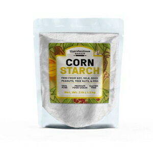 コーンスターチ (3 ポンド) すべて天然 グルテンフリー 増粘剤 ベーキングおよびクリーニング用 再密封可能な袋 Corn Starch (3 lb) All-Natural, Gluten Free, Thickening Agent, For Baking Cleaning, Resealable Bag