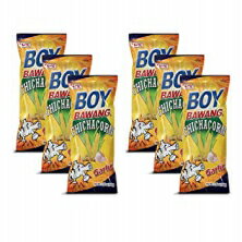Boy Bawang Chicharon ガーリック風味スナック (6 パック、合計 21.24 オンス) Boy Bawang Chicharon Garlic Flavor Snack (6 Pack, Total of 21.24‬oz)