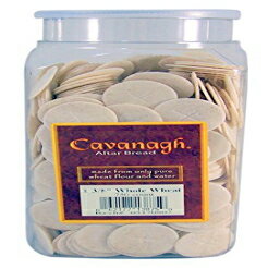 Cavanagh 祭壇パン - 1 3/8 インチ全粒小麦 - 750/コンテナ Cavanagh Altar Bread - 1 3/8 Whole Wheat - 750/Container