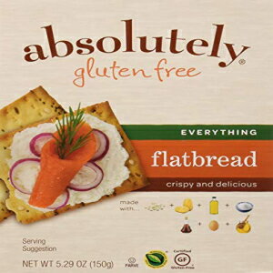 完全グルテンフリー フラットブレッド GF エブリシング、5.29 オンス、12 個パック ABSOLUTELY GLUTEN FREE FLATBREA…