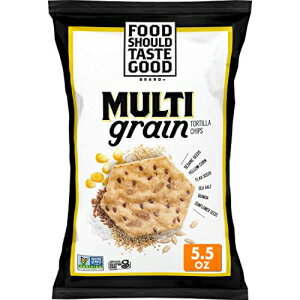 Food Should Taste Good トルティーヤチップス、マルチグレイン、グルテンフリー、5.5 オンス (12 個パック) Food Should Taste Good Tortilla Chips, Multigrain, Gluten Free, 5.5 oz (Pack of 12)