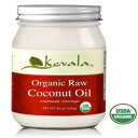 Kevala オーガニック生ココナッツオイル、16 オンス Kevala Organic Raw Coconut Oil, 16 Ounce
