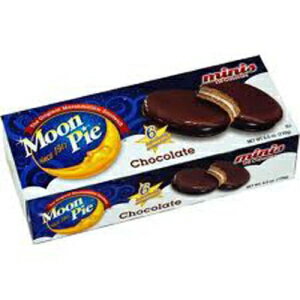 Moon Pie Minis `R[g }V} ThCb` 110 J[ - 2 pbP[W Moon Pie Minis Chocolate Marshmallow Sandwich 110 Calories - 2 Packages