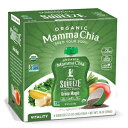 Mamma Chia オーガニック バイタリティ スクイーズ スナック、グリーン マジック、4 個 (6 個パック) チア、果物と野菜、わずか 70 カロリー Mamma Chia Organic V