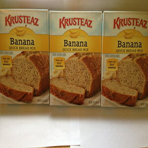 Krusteaz バナナ クイック ブレッド 15 オンス (3 個パック) Krusteaz Banana Quick Bread 15 OZ (Pack of 3)