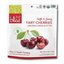 フルーツブリス オーガニックタルトチェリー、4オンス Fruit Bliss Organic Tart Cherries, 4 Ounce