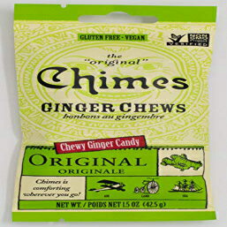 Chimes ジンジャーチュー オリジナル 1.5 オンス (12 個パック) Chimes Ginger Chews, Original, 1.5 Ounce (Pack of 12)