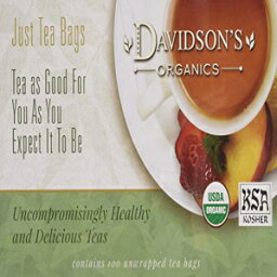 Davidson's Tea スパイスピーチ ティーバッグ 100 個 Davidson's Tea Spiced Peach, 100-Count Tea Bags