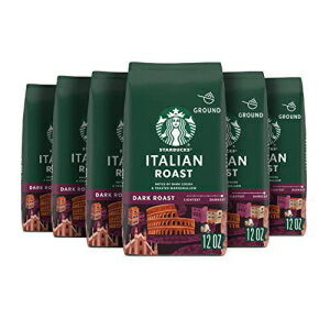 スターバックス ダーク ロースト グラウンド コーヒー — イタリアン ロースト — 100% アラビカ — 6 袋 (12 オンス) Starbucks Dark Roast Ground Coffee — Italian Roast — 100% Arabica — 6 bags (12 oz.)
