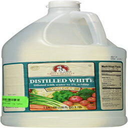 蒸留白酢 - 1 ジョッキ、1 ガロン Distilled White Vinegar - 1 jug, 1 gallon