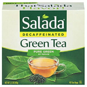 サラダ緑茶 自然にカフェインレス - 40 ティーバッグ Salada Green Tea Naturally Decaffeinated - 40 Tea Bags