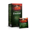 Greenfield Kenyan Sunrise Сlassic Collection Black Tea Finely Selected Speciality Tea 25 Double Chamber Teabags With Tags in F..