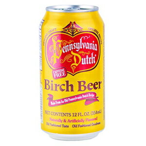 ペンシルバニア ダッチ バーチ ビール、12 オンス缶 (12 個パック) Pennsylvania Dutch Birch Beer, 12 Ounce Can (Pack of 12)