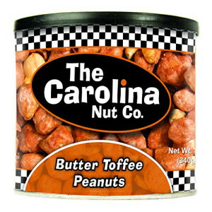 The Carolina Nut Company ピーナッツ、バタートフィー、12 オンス The Carolina Nut Company Peanuts, Butter Toffee, 12 Oz