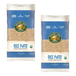 Nature's Path オーガニック - シリアル ライス パフ - 6 オンス (2 個パック) Nature's Path Organic - Cereal Rice Puffs - 6 oz (pack of 2)