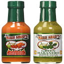 マリー・シャープのマイルド＆グリーンハバネロペッパーソース 5オンスコンボ (2個パック) Marie Sharp's Mild and Green Habanero Pepper Sauce 5 Ounce Combo (Pack of 2)