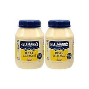 Hellman's リアルマヨマヨネーズ、ケージフリー卵使用、30 オンス (2 個パック、合計 60 オンス) Hellman's Real Mayo Mayonnaise, Made With Cage Free Eggs, 30oz (Pack of 2, Total of 60 Oz)