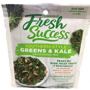 楽天GlomarketConcord Farms グリーン & ケール シーズニング - 南部スタイル - 1 オンスのパケット 3 個 Concord Farms GREENS & KALE SEASONING-Southern Style - 3 （three） 1oz packets