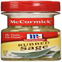 }R[~bN uhZ[WA0.5IX (6pbN) McCormick Rubbed Sage, 0.5 oz (Pack of 6)