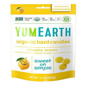 YumEarth オーガニック チーキー レモン ハード キャンディ、3.3 オンス (6 個パック) YumEarth Organic Cheeky Lemon Hard Candy, 3.3 Ounce (Pack of 6)