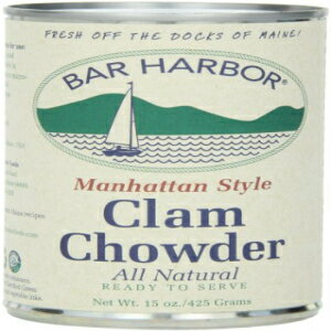 バーハーバーチャウダー、マンハッタンクラム、15オンス（6個パック） Bar Harbor Chowder, Manhattan Clam, 15 Ounce (Pack of 6)